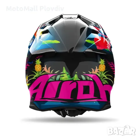 Каска Airoh Twist 3 Amazonia Gloss, снимка 2 - Аксесоари и консумативи - 48786562