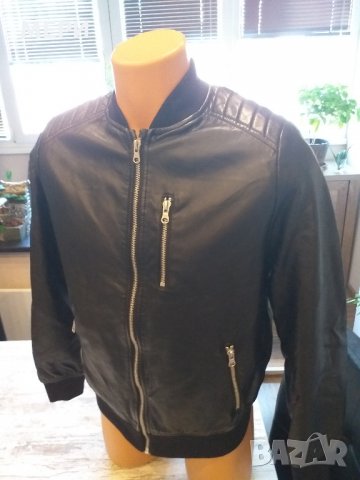 Кожено яке Zara Boys colection 11-12г., снимка 11 - Детски якета и елеци - 35408603