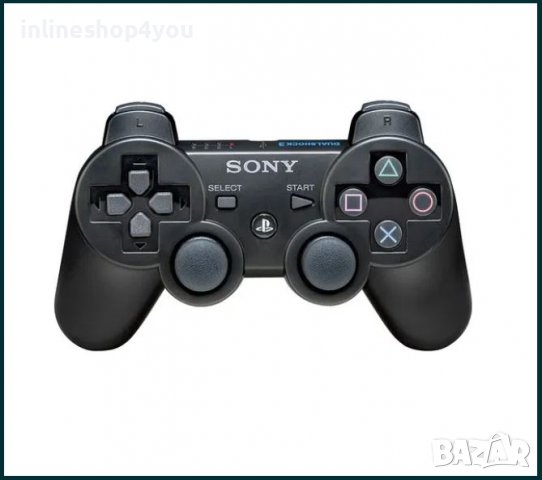 PS3 Dualshock - Безкабелен вибриращ джойстик-контролер ра Плейстейшън, снимка 4 - Джойстици и геймпадове - 36820508