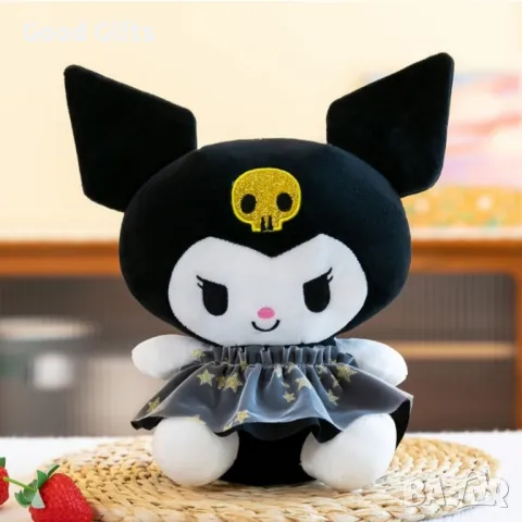 Плюшена играчка Кити Hello kitty, Плюшена Kitty Kuromi, 30см, снимка 2 - Плюшени играчки - 49214691