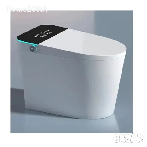 Смарт тоалетна с биде Elite Pro, с функция подгрев и масаж, черен-бял