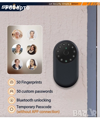 Смарт кутия за ключове с пръстов отпечатък, снимка 2 - Други стоки за дома - 52955500