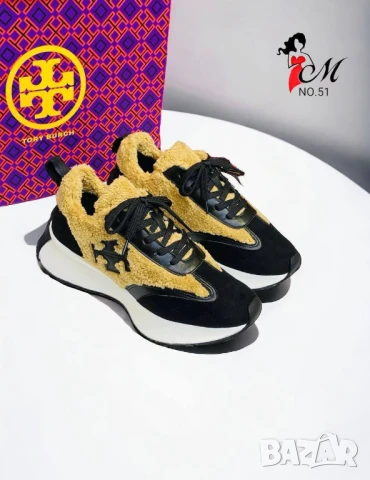 дамски маратонки tory burch от естествена кожа
