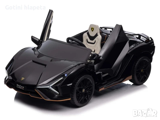 Акумулаторна Двуместна КОЛА Lamborghini SIAN  24V функция дрифт, снимка 11 - Коли, камиони, мотори, писти - 51038691