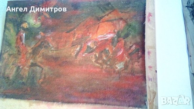 Маслена картина платно, снимка 7 - Картини - 36589233