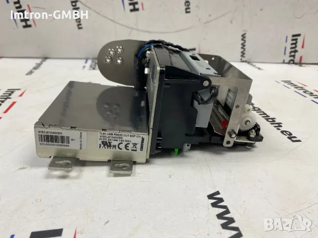 ПРИНТЕР  CUSTOM TL60 термодиректен RS232 + USB нож моторизиран ежектор presenter, снимка 4 - Друга електроника - 47785414