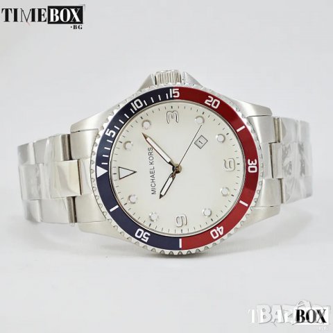Michael Kors MK7056 Pepsi Bezel Classic. Нов мъжки часовник, снимка 3 - Мъжки - 38750023