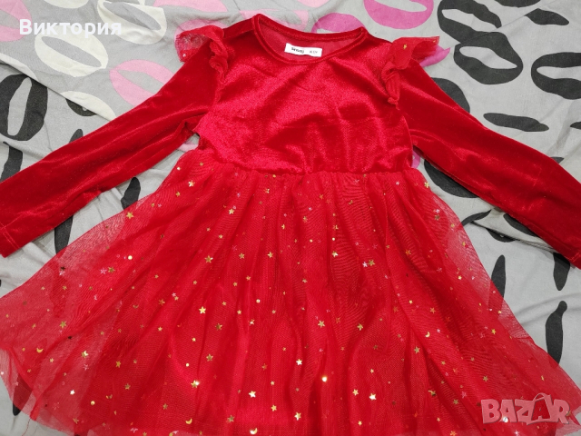 коледни нови дрешки за момиче с мини маус, еленче, снимка 2 - Комплекти за бебе - 52516044