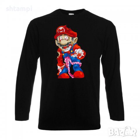 Мъжка тениска Mario Zombie 6 Игра,Изненада,Подарък,Празник,Повод, снимка 2 - Тениски - 37238142