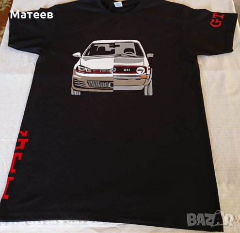 Тениска Volkswagen VW Фолксваген Голф Golf GTI ГТИ