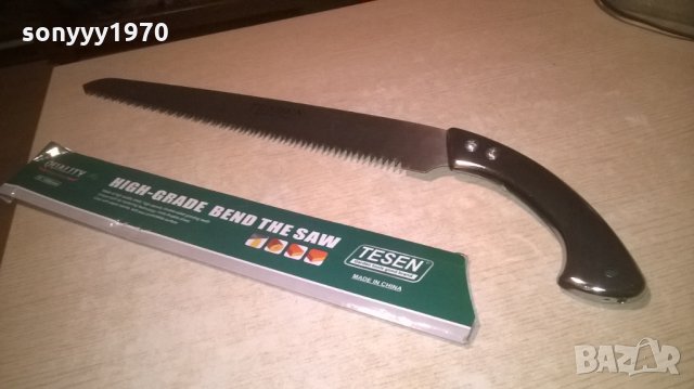 TESEN-61СМ-ГОЛЯМ ТРИОН С МЕТАЛНА ДРЪЖКА-ИНОКС, снимка 5 - Градински инструменти - 27647386