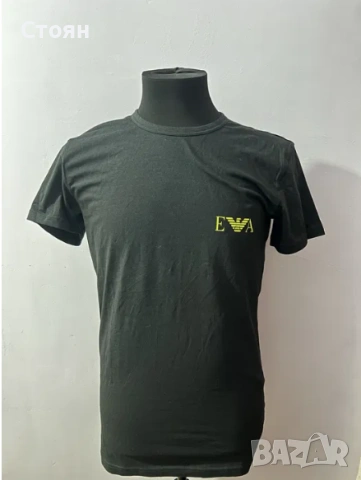 Emporio Armani - Мъжка тениска черна.