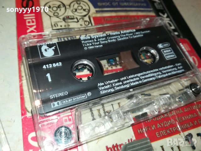 BLUE SYSTEM-ORIGINAL TAPE 1508251222, снимка 6 - Аудио касети - 51374236