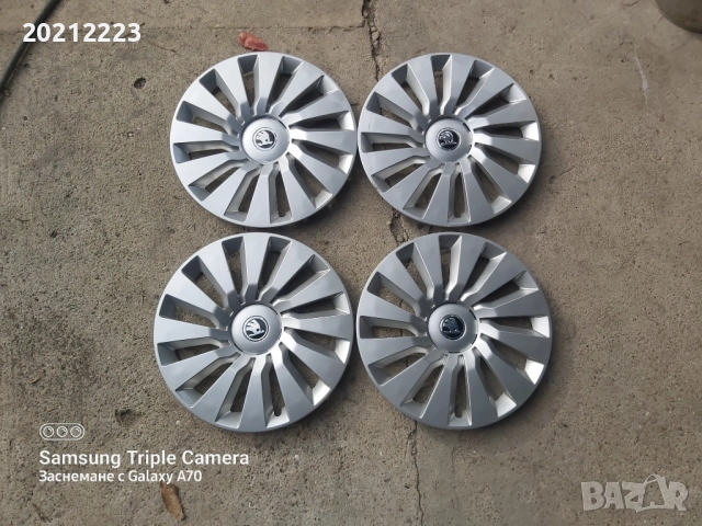 4 броя Оригинални тасове за Skoda Octavia,Scala,Kamiq 16, снимка 3 - Аксесоари и консумативи - 52076279