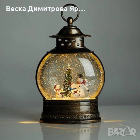 Коледен снежен глобус, снимка 3 - Декорация за дома - 52239759