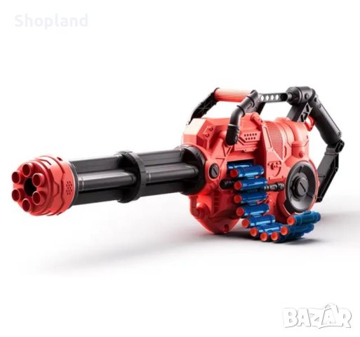 Детска автоматична картечница с 40 броя меки патрони