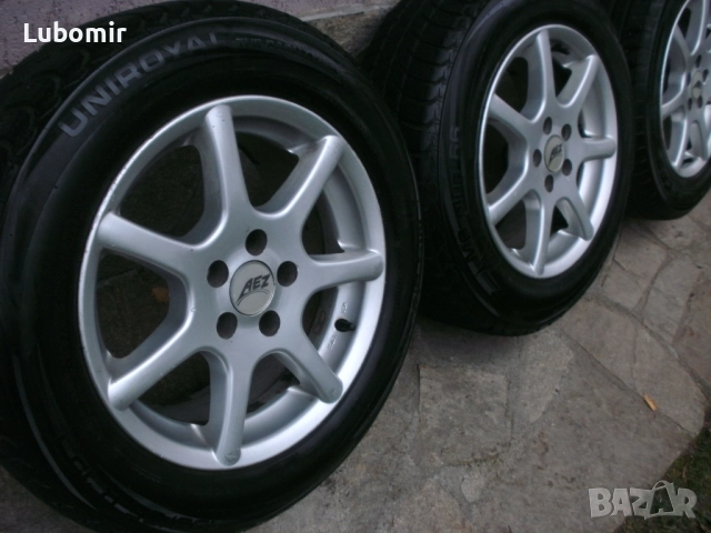 15 цола 5 х 100 мм 4 бр лети джанти AEZ Germany ! - VW,Audi,Seat,Skoda,Toyota,Subaru и други !, снимка 2 - Гуми и джанти - 52471411