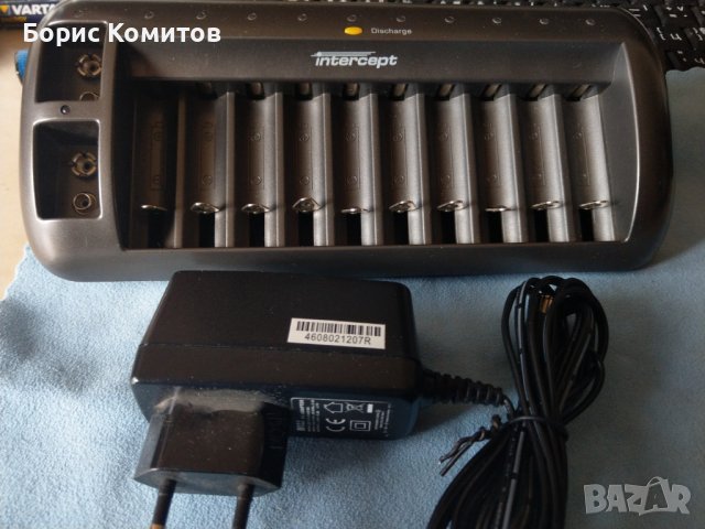 Ново оригинално зарядно за 10 бат. АА, ААА и 2бат. 9 волта, снимка 8 - Друга електроника - 39497990