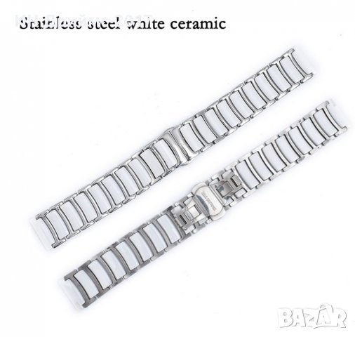  Керамични верижки за HUAWEI GT/GT2/GT3/PRO 46мм. Samsung S 3 /Galaxy watch 20/22мм., снимка 4 - Каишки за часовници - 36754795