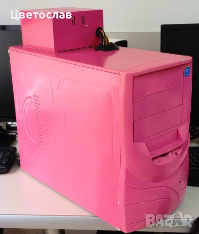 Розов персонален компютър, снимка 3 - За дома - 52184465