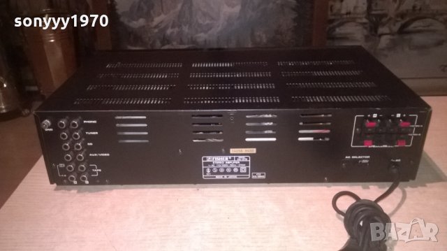 fisher AMPLI-japan 470w на трафа, снимка 9 - Ресийвъри, усилватели, смесителни пултове - 27481888