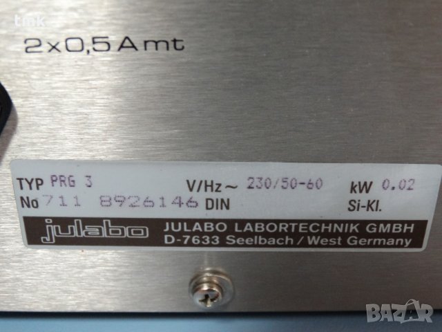 Лабораторен програматор JULABO PRG 3, снимка 7 - Резервни части за машини - 27661213