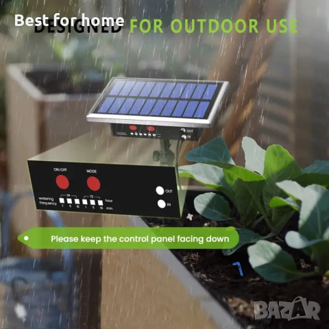 Соларен комплект за капково напояване RAINTPOINT , снимка 5 - Напояване - 51037081