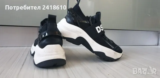 DSQUARED2 Leather Made in Italy Womens Size 37/24см ОРИГИНАЛ! Дамски Кецове, снимка 4 - Кецове - 50146125