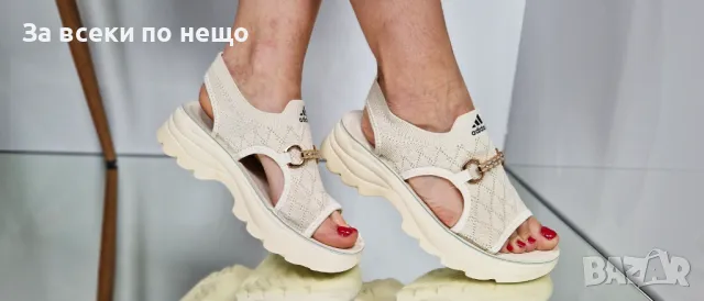 Adidas Дамски Сандали С Метален Акцент Адидас - Налични Различни Цветове Код P576, снимка 10 - Сандали - 50425654