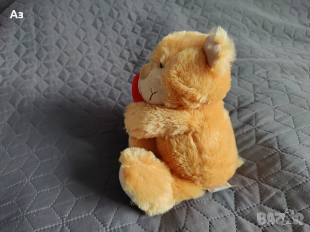 Продавам плюшена мека играчка Мече със сърце - нова, снимка 4 - Плюшени играчки - 52791112