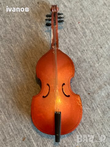  Мини модел на цигулка, снимка 2 - Антикварни и старинни предмети - 43919020