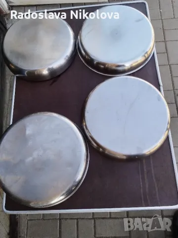 Тава Хром Силистра от соца 30 см , снимка 4 - Съдове за готвене - 49389453