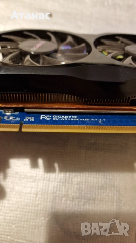 2бр. видеокарти ZOTAC GTX 560 Ti AMP! 1GB + Gigabyte GTX 570 OC 1280MB 320bit , снимка 13 - Видеокарти - 51691061