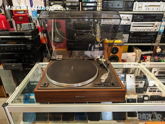 Грамофон Pioneer PL-120 с чисто нова игла! В отлично техническо и визуално състояние., снимка 7 - Грамофони - 51377185