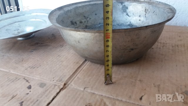 възрожденска масивна бакърена тенджера с надпис , снимка 9 - Антикварни и старинни предмети - 43946280