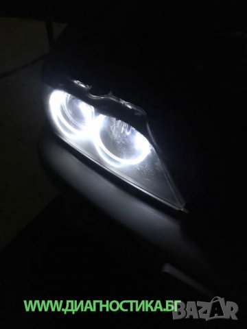 🆕2 x 10 W ®БМВ Ангелски очи♨ bmw angel eyes БЕЗ ГРЕШКИ С ВГРАДЕН CANBUS®🆕, снимка 7 - Части - 27459343