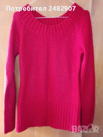 Дамски пуловер - плетиво, снимка 2 - Блузи с дълъг ръкав и пуловери - 43069241