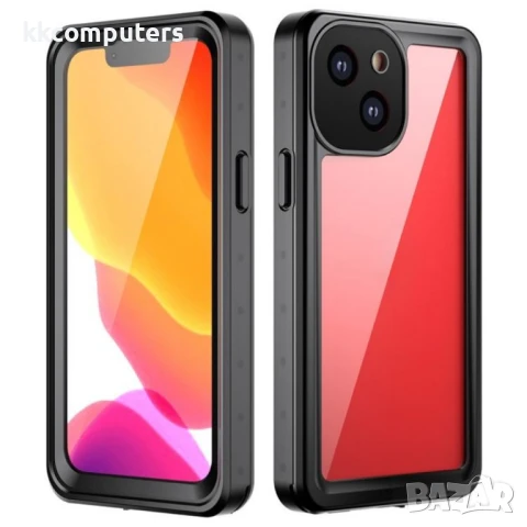 iPhone 13 mini REDPEPPER Водоустойчив / Удароустойчив Калъф + Скрийн Протектор – Черен, IP68
