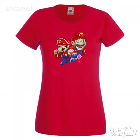 Дамска тениска Mario Zombie 2 Игра,Изненада,Подарък,Празник,Повод, снимка 6 - Тениски - 37237456
