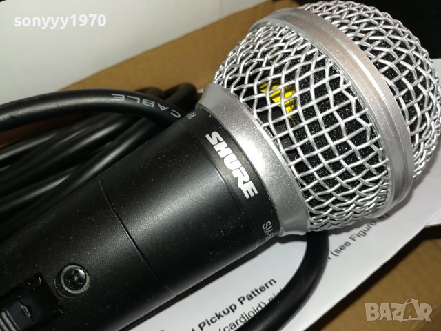 SHURE MICROPHONE 0312230738, снимка 5 - Микрофони - 43249096