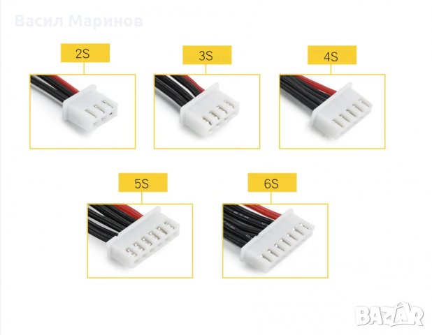 Продавам балансни конектори Micro JST XH 2.54 2P 3P 4P 5P 6PIN, снимка 2 - Друга електроника - 33328164