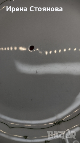 Поднос за сервиране на сладки с три нива. Чинии Alt Tirschenreuth 1838 Baronesse Green(1969-1995)., снимка 8 - Декорация за дома - 44846183