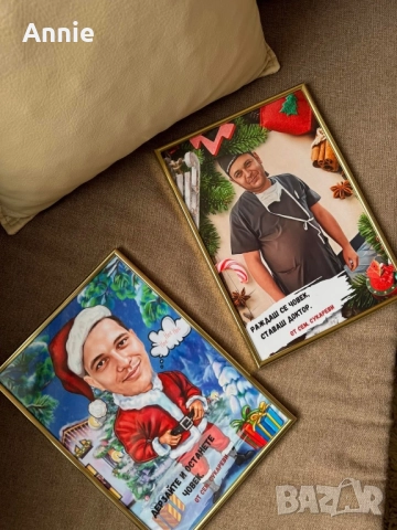 Дигитални коледни карикатури и портрети!, снимка 5 - Други - 52379834