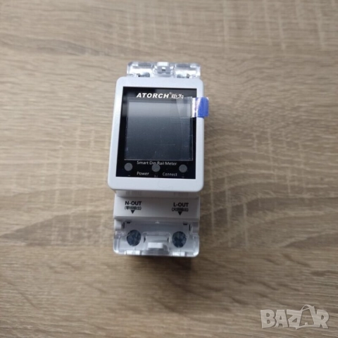 Двутарифен контролен електромер 63A, LCD дисплей, прекъсвач, снимка 6 - Друга електроника - 50071561