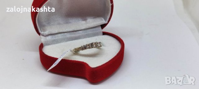 Американски Златен пръстен с Брилянти-2,60гр/10кр, снимка 4 - Пръстени - 39833893
