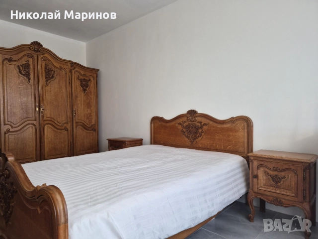 Античен спален комплект от масивен дъб – начало на 20 век