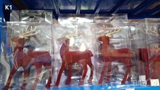 Коледна играчка Елен 25см, снимка 2 - Декорация за дома - 52554600