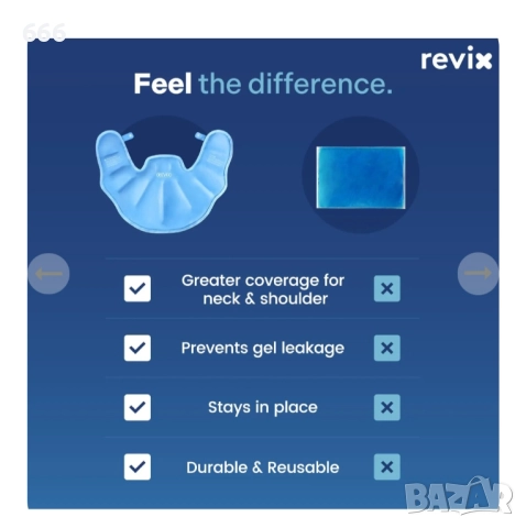 REVIX Леден компрес за врата и раменете, снимка 4 - Други стоки за дома - 52869339