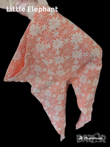 Клинче за 3-4 год мом оранжеви и бели цветя,колекция"Flowers",Англия/ново