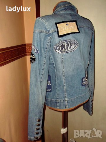 Scapa Sports, Уникално дънково Яке, Размер 38 (М). Код 701, снимка 6 - Якета - 26580921